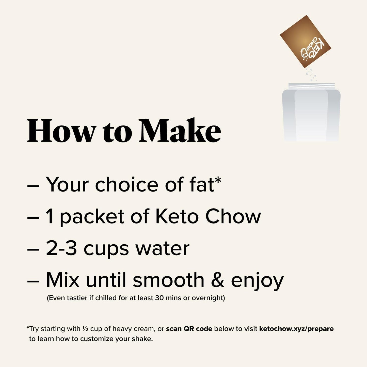 Keto Chow Orange Cream