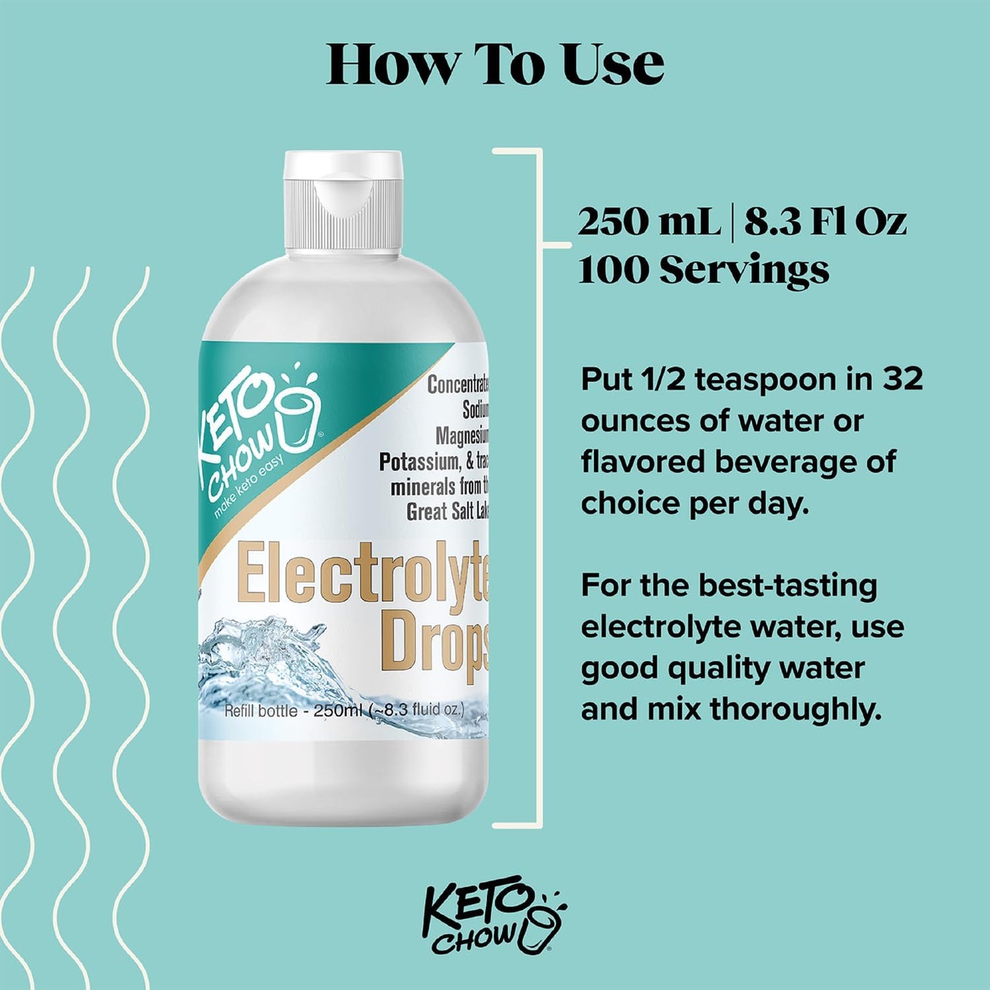 Keto Chow Electrolyte Drops & Capsules