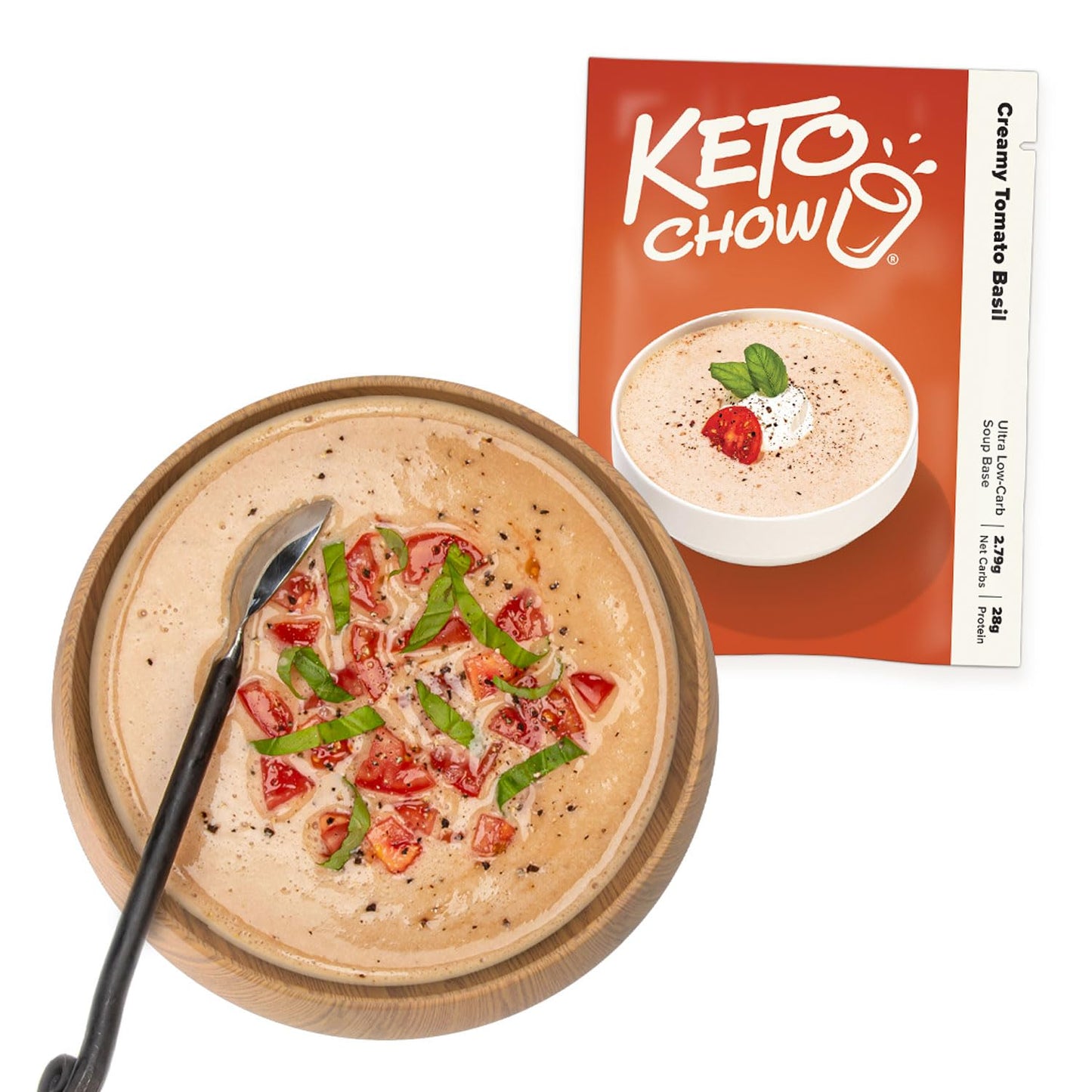 Keto Chow Creamy Tomato Basil Soup Base