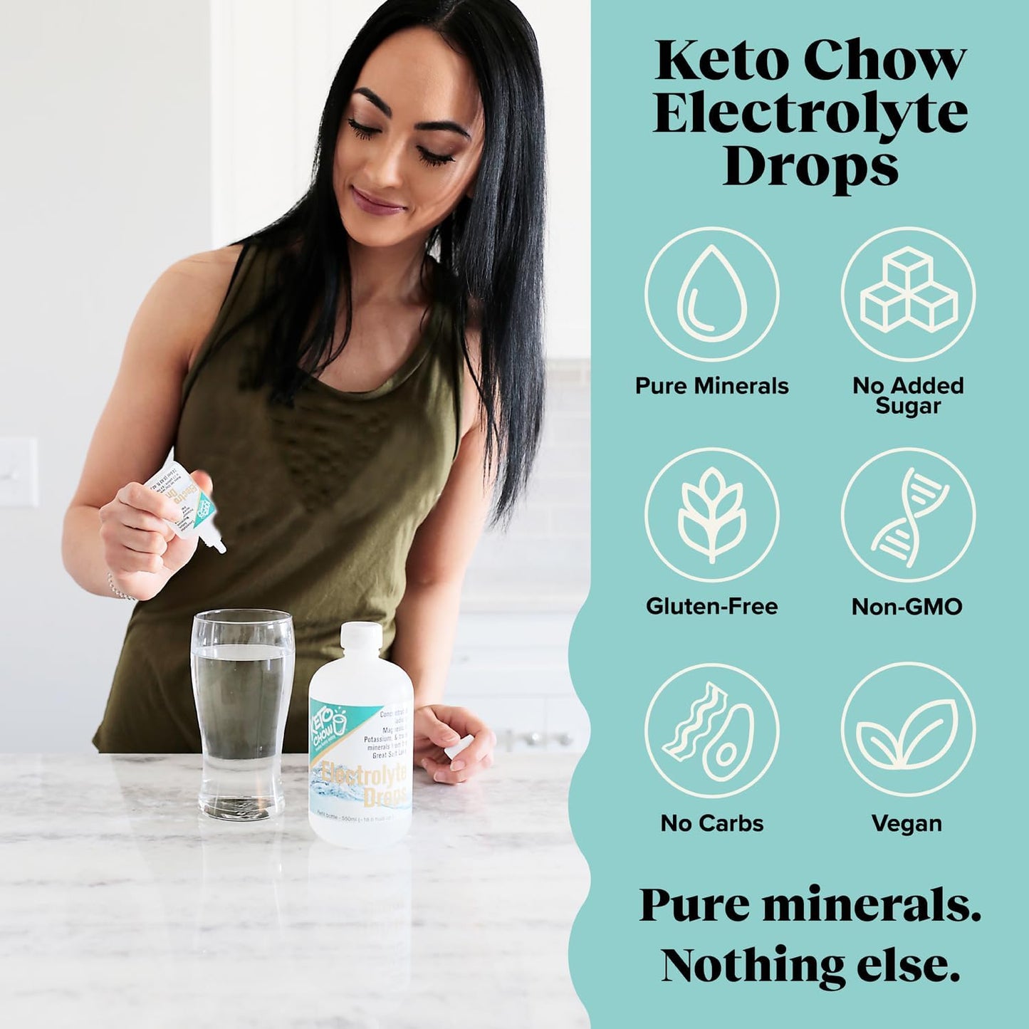 Keto Chow Electrolyte Drops & Capsules