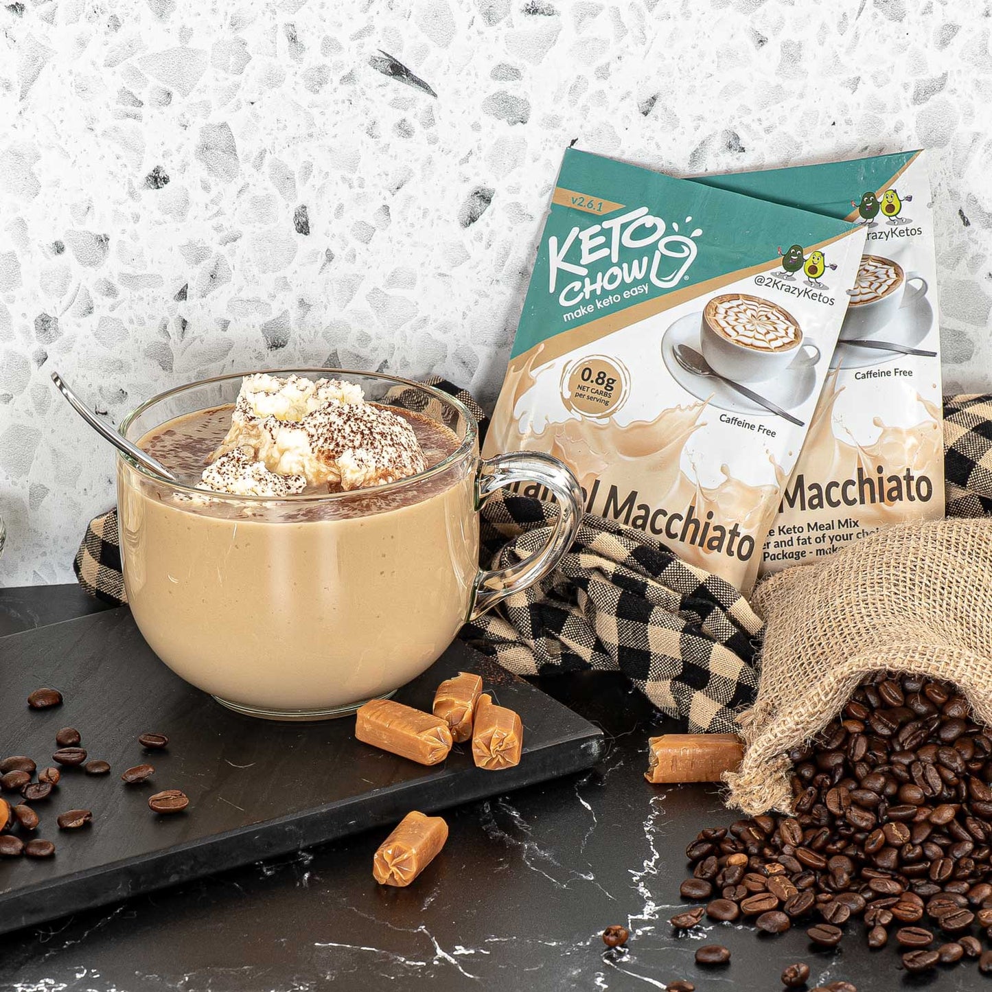 Keto Chow Caramel Macchiato