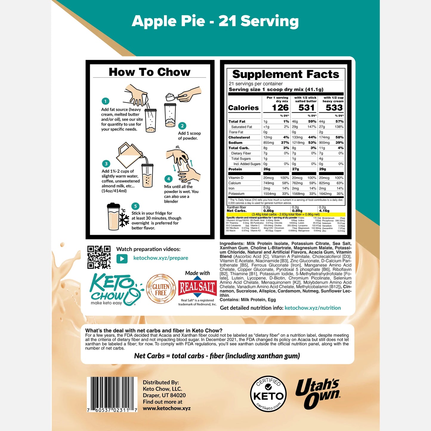 APPLE PIE 21 MEAL PACK OLD PACKAGING